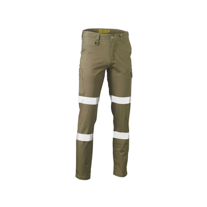 Bisley Taped Biomotion Stretch Cotton Drill Cargo Pants