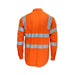 DNC Hi Vis Light Weight Reflective Tape Vic Rail Shirt Long Sleeve - Shopica Pty Ltd