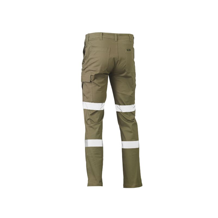 Bisley Taped Biomotion Stretch Cotton Drill Cargo Pants