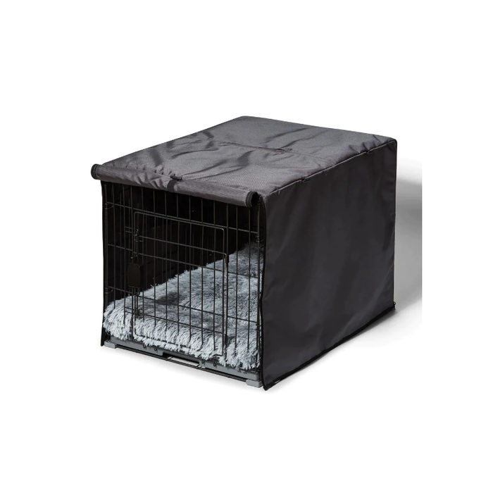 Your pet's cozy retreat awaits in the shade of urban grey, blending perfectly with your home decor