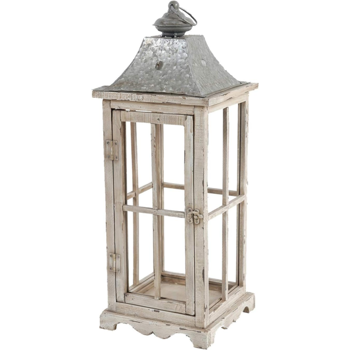 Silver Pinch Chic Lantern Duo