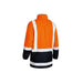 Bisley Two Tone Reflective Taped Hi Vis Rain Shell Day Night Jacket - Shopica Pty Ltd