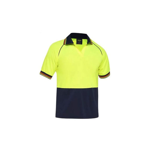 Bisley Two Tone Hi Vis Short Sleeve Polo - Shopica Pty Ltd