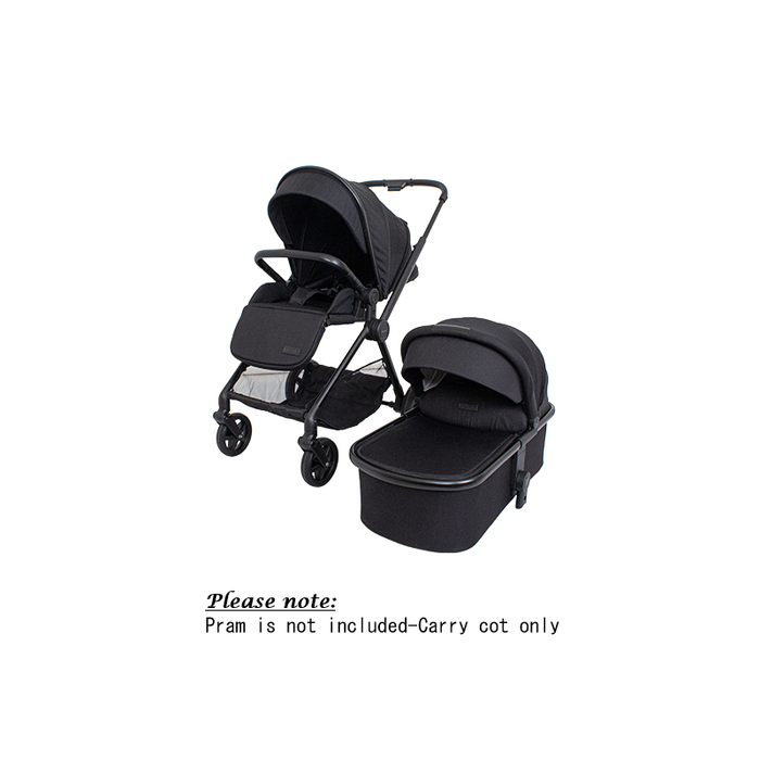 Love N Care Phantom Stroller Black Carry Cot