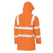 Bisley Taped Hi Vis Rail Wet Weather Jacket - Shopica Pty Ltd