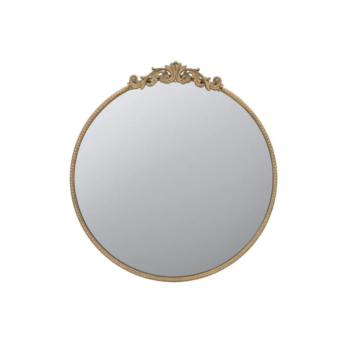 Arabella Round Gold Mirror