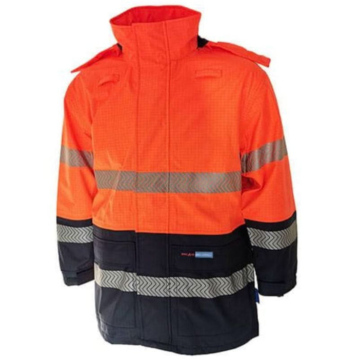 DNC Hi Vis Flame Retardant & HRC 2 Day Night Rain Jacket - Shopica Pty Ltd