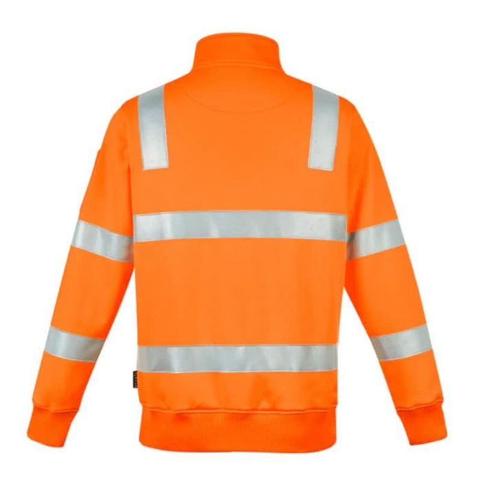 Syzmik Unisex Hi Vis Reflective Vic Rail 1/4 Zip Pullover Jumper - Shopica Pty Ltd