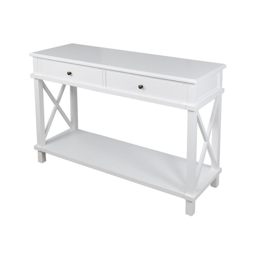 Sophisticated White Console Table in Timeless Design for Elegant Interiors