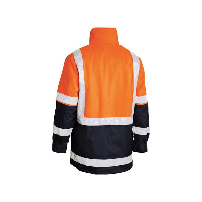 Bisley 5 In 1 Reflective Taped Day Night Rain Jacket