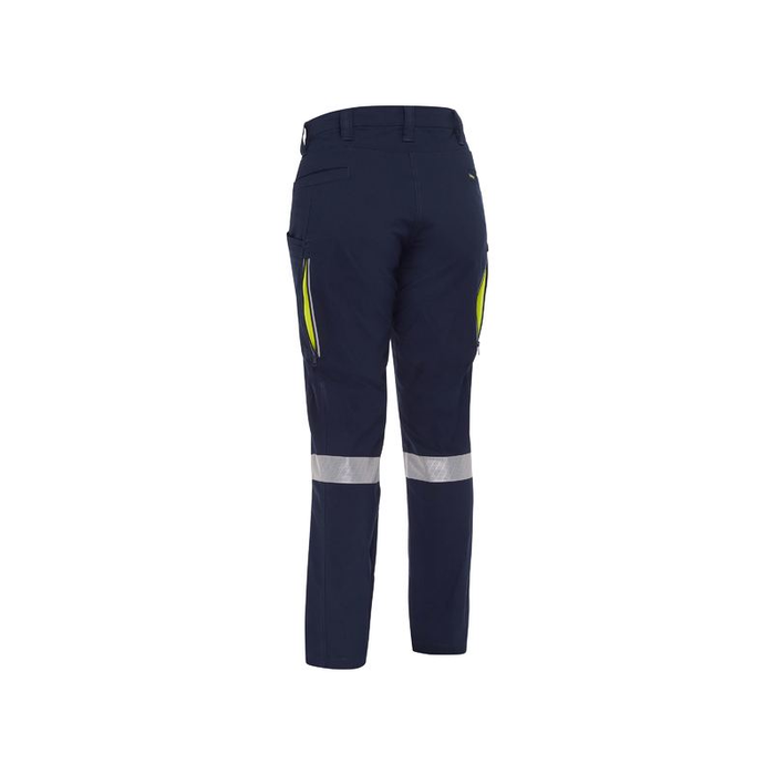 Bisley Women's X Airflow™ Taped Reflective Taped Day Night Stretch Ripstop Vented Cargo Pants