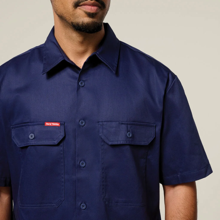 Hard Yakka Cotton Drill Shirt Short Sleeve