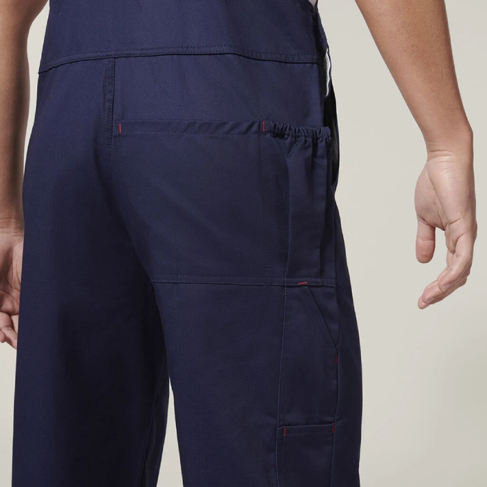 Hard Yakka Bib & Brace Cotton Drill Overall Tradie Work Coverall