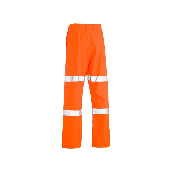 Bisley Reflective Taped Stretch PU Waterproof Rain Pants