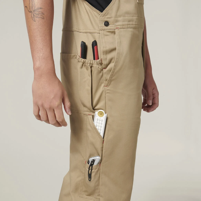 Hard Yakka Bib & Brace Cotton Drill Overall Tradie Work Coverall