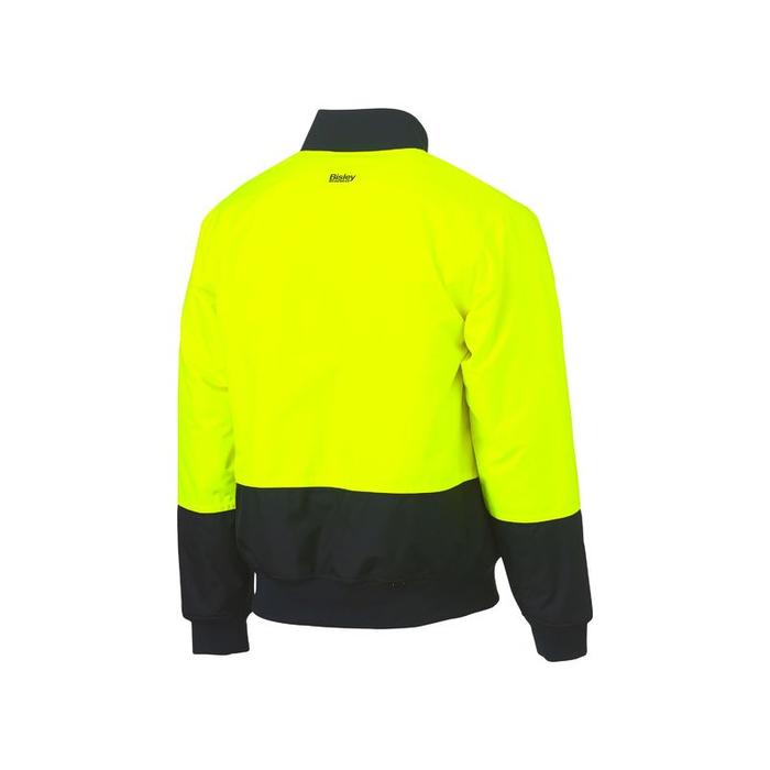 Bisley Two Tone Hi Vis Waterproof Bomber Jacket