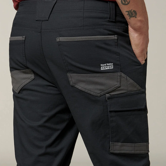 Hard Yakka Raptor Active Fit Cuff Tradie Work Pants