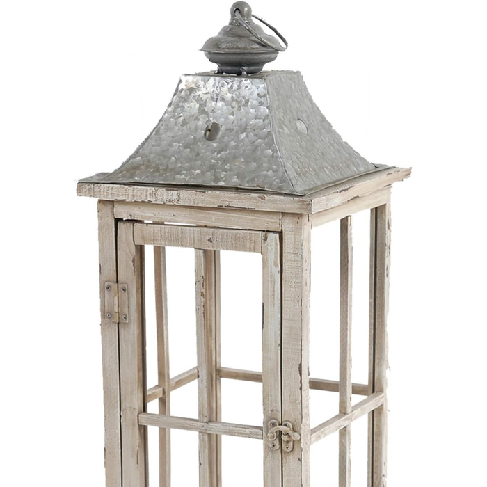 Silver Pinch Chic Lantern Duo