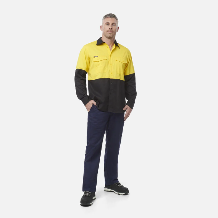 King Gee Workcool 2 Spliced Shirt Long Sleeve