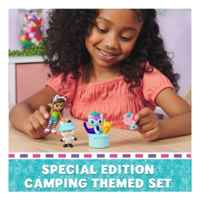 Gabby's Dollhouse Gabby & Friends Camping Figure Set