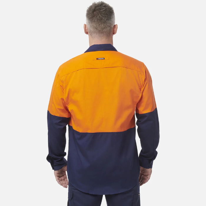 King Gee Workcool 2 Spliced Shirt Long Sleeve