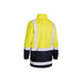 Bisley Two Tone Reflective Taped Hi Vis Rain Shell Day Night Jacket - Shopica Pty Ltd