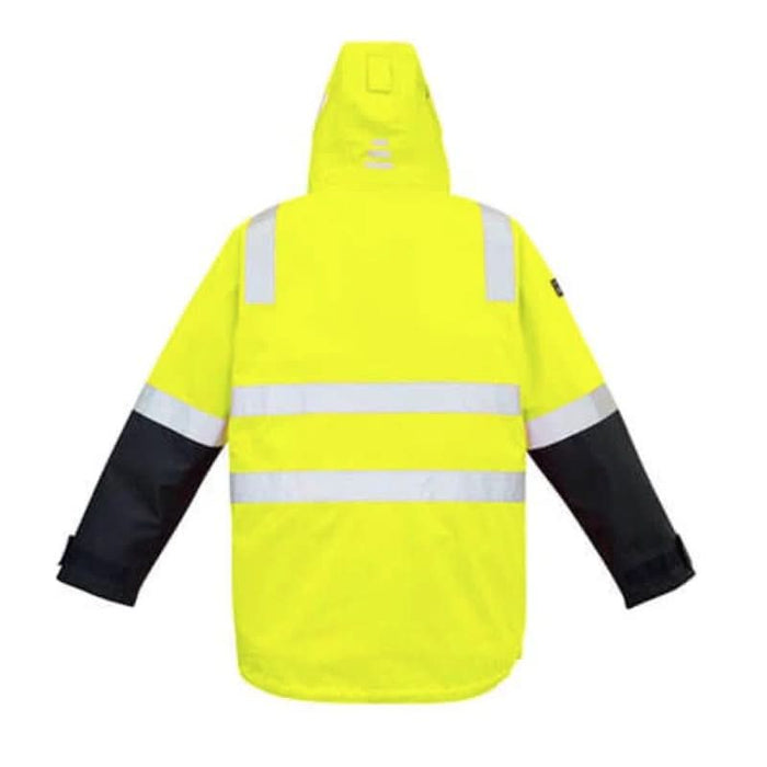 Syzmik Mens Hi Vis Reflective Tape 4 In 1 Waterproof Jacket - Shopica Pty Ltd