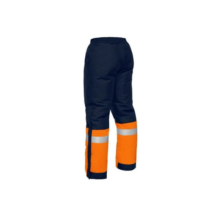 Bisley Taped Two Tone Hi Vis Freezer Pants (BP6451T) - Shopica Pty Ltd