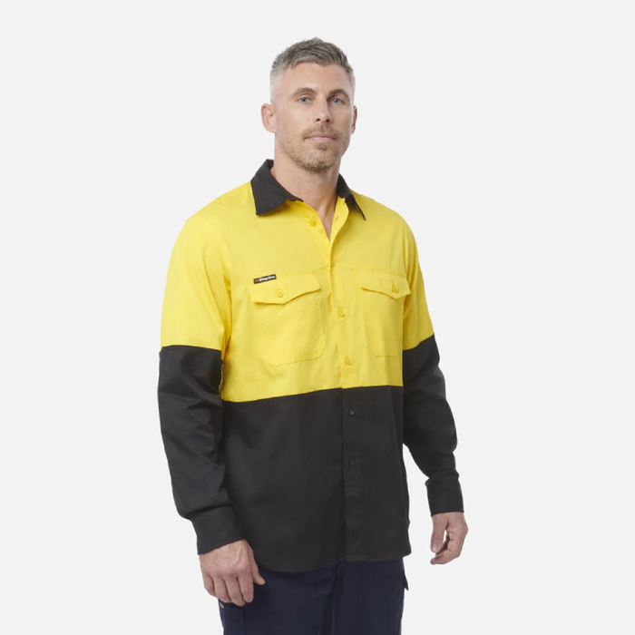 King Gee Workcool 2 Spliced Shirt Long Sleeve