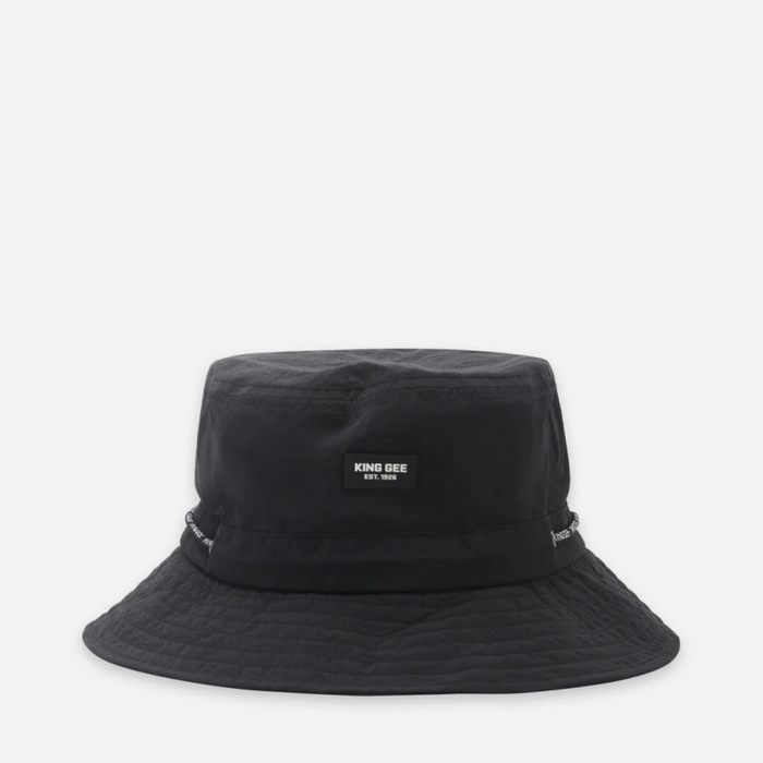 King Gee Trademark Adjustable Cord Bucket Hat UPF50+