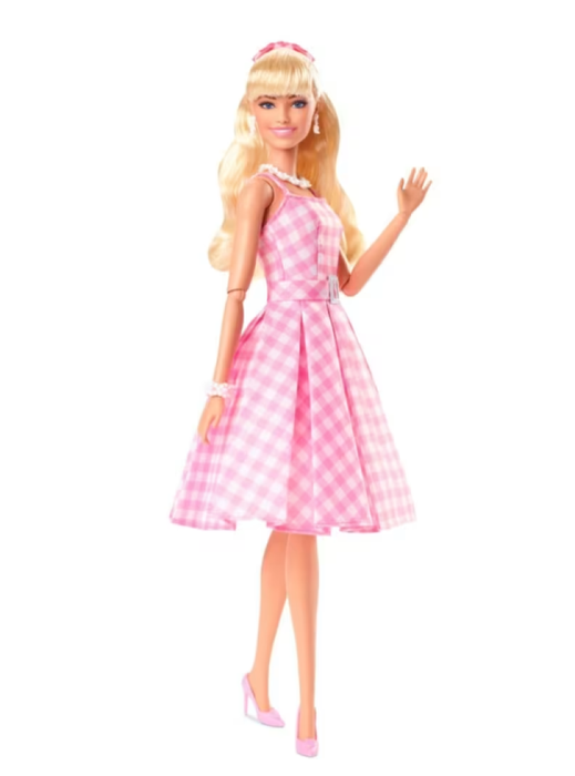 Barbie The Movie Barbie Doll in Pink Gingham Dress