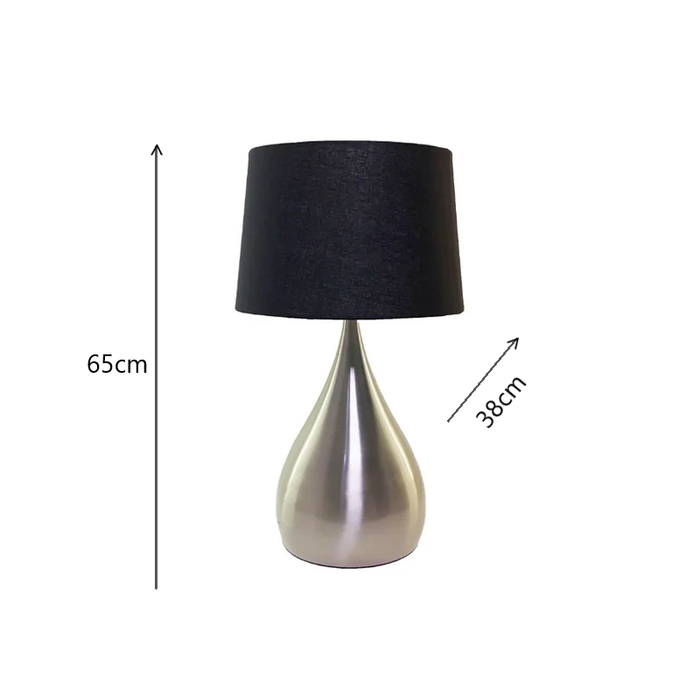 Paris Metal Tear Shaped Table Lamp: Refinement in Illumination - Shopica Pty Ltd