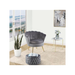Luxurious Grey Velvet Chair awaiting your next reading session