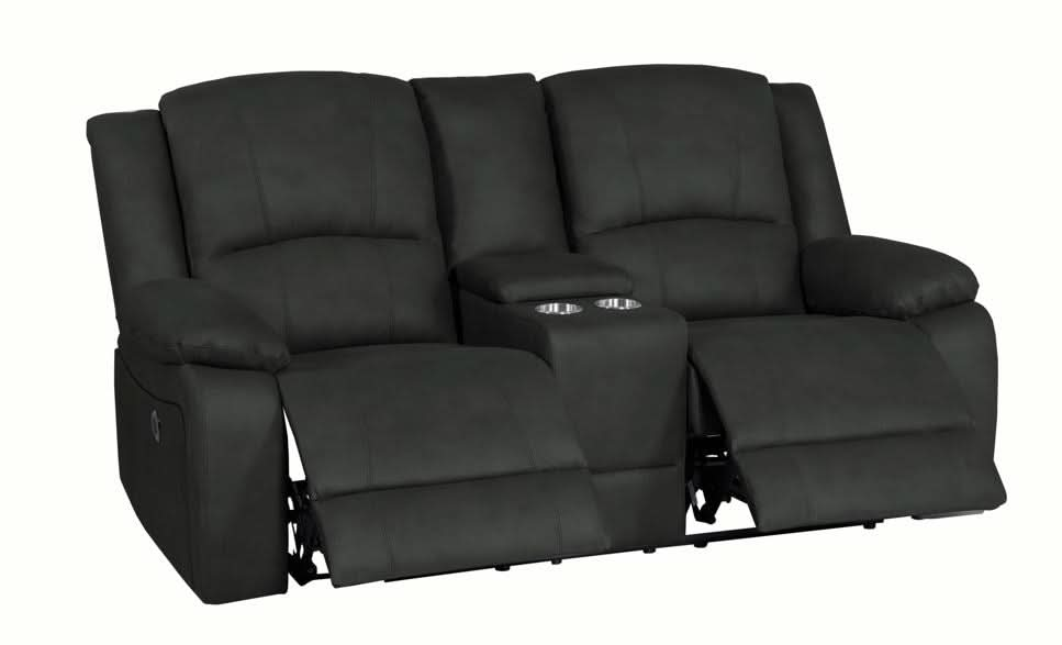 Captain 3 Seater Smart Console Sofa Lounge With USB / Reading Lamp - Shopica Pty Ltd