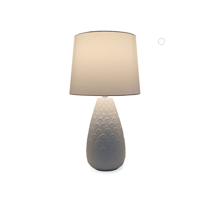 Avalon Ceramic Lamp With White Base