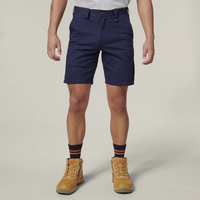 Hard Yakka Basic Stretch Drill Cargo Tradie Work Shorts