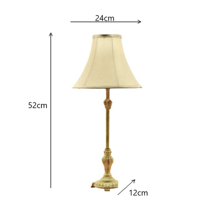 Golden Elegance Table Lamp Traditional Classic Light Stand - Shopica Pty Ltd