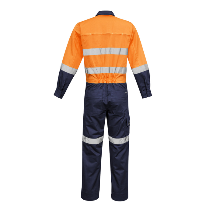 Syzmik Mens Rugged Cooling Taped Overall Hi Vis Drill Breathable Cotton Drill Coverall