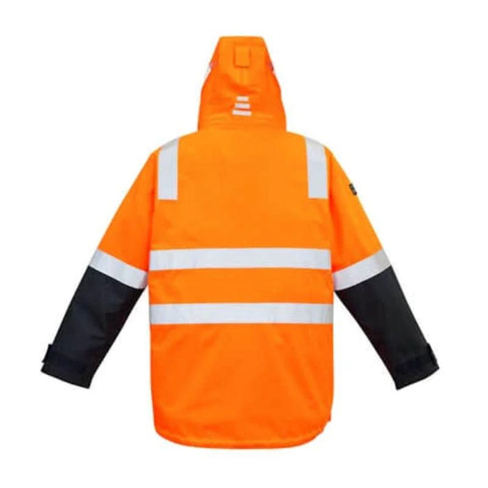 Syzmik Mens Hi Vis Reflective Tape 4 In 1 Waterproof Jacket - Shopica Pty Ltd