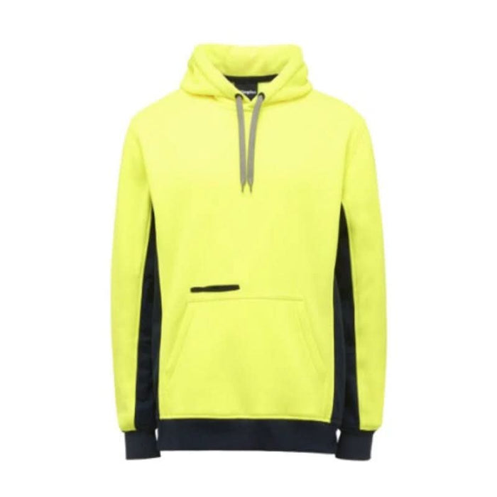 King Gee Hi Vis Pull Over Two Tone Drawstring Hoodie - Shopica Pty Ltd