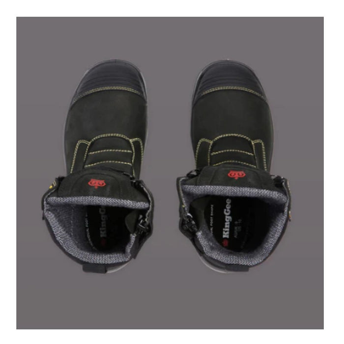 King Gee Steel Cap Bennu Safety Toe Rigger Work Boots