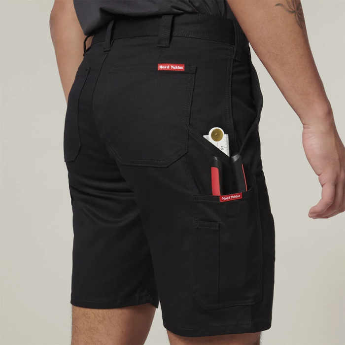 Hard Yakka Basic Stretch Drill Cargo Tradie Work Shorts