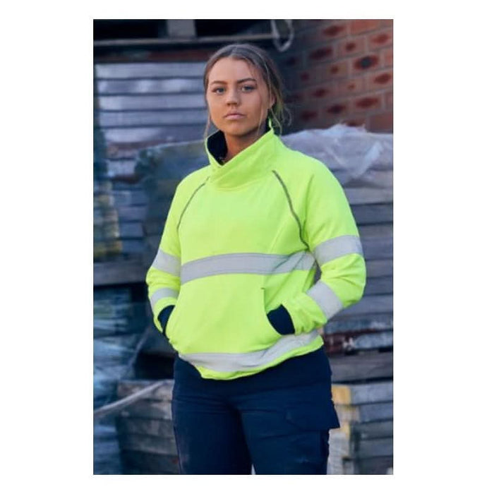 Bisley Women's 3M Reflective Taped Hi Vis Fleece Jumper