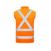 Syzmik Unisex Hi Vis 2 In 1 X Back Soft Shell Rail Reflective X Tape Jacket - Shopica Pty Ltd