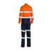 Bisley Taped Hi Vis Drill Overall Breathable Cotton Drill Coverall - Shopica Pty Ltd