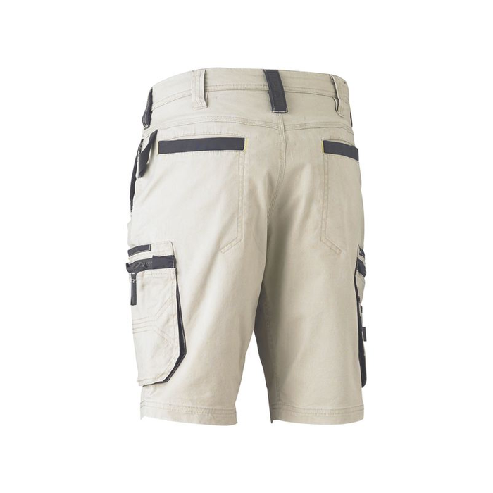 Mens Bisley Flex & Stretch Utility Zip Cargo Short