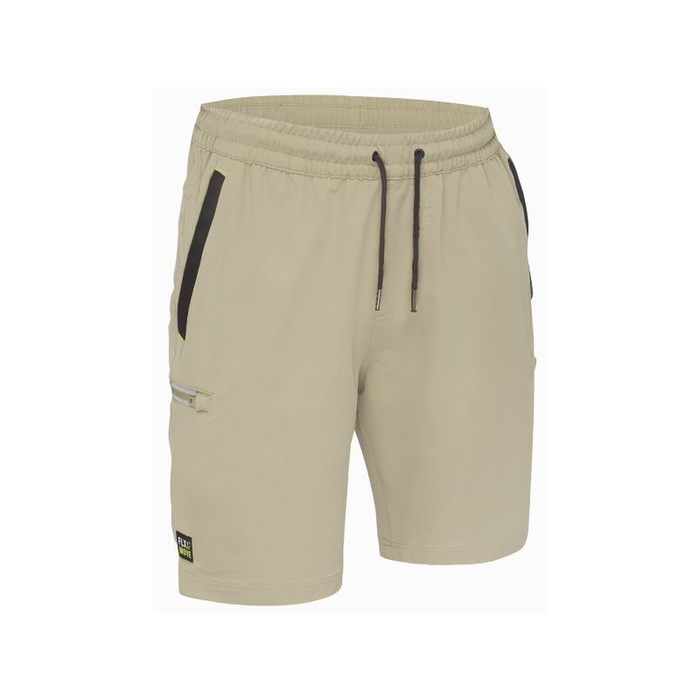 Bisley Flx & Move 4-way Stretch Elastic Waist Tradie Cargo Shorts