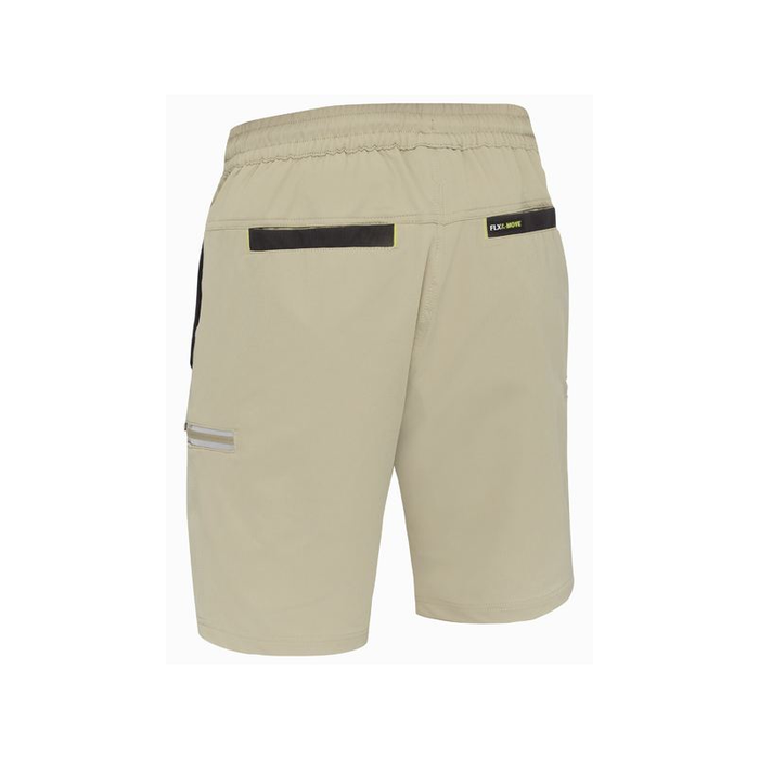 Bisley Flx & Move 4-way Stretch Elastic Waist Tradie Cargo Shorts