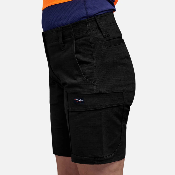 King Gee  Women's  Workcool Pro Shorts - Stretch - Navy - Black - Khaki