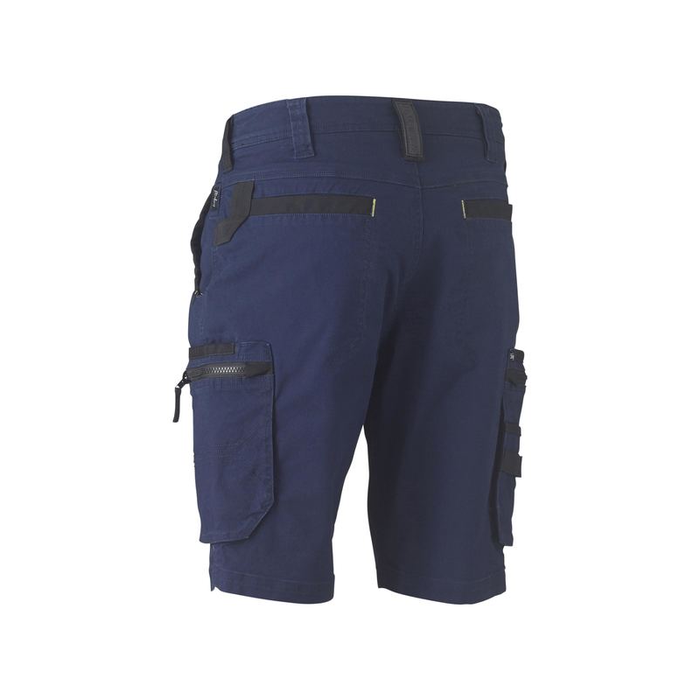 Mens Bisley Flex & Stretch Utility Zip Cargo Short